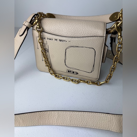 Coach x Basquiat Crossbody Shoulder Bag 6892 - Limited Edition Pebble Leather - Picture 12 of 16